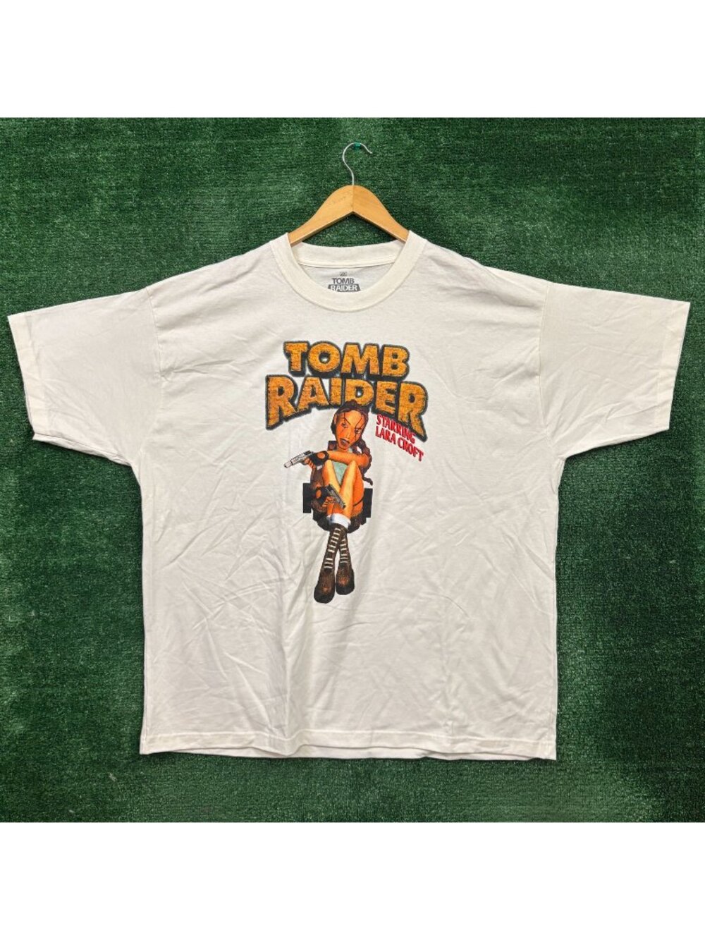 Tomb Raider Staring Lara Croft Video Game Poster T-Shirt Size 2X